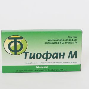 Тиофан М, свечи